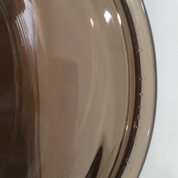 Pyrex Fireside V-1-C 1 Qt Round Casserole Replacement Lid Amber/Brown 6 1/4” - Picture 8 of 10